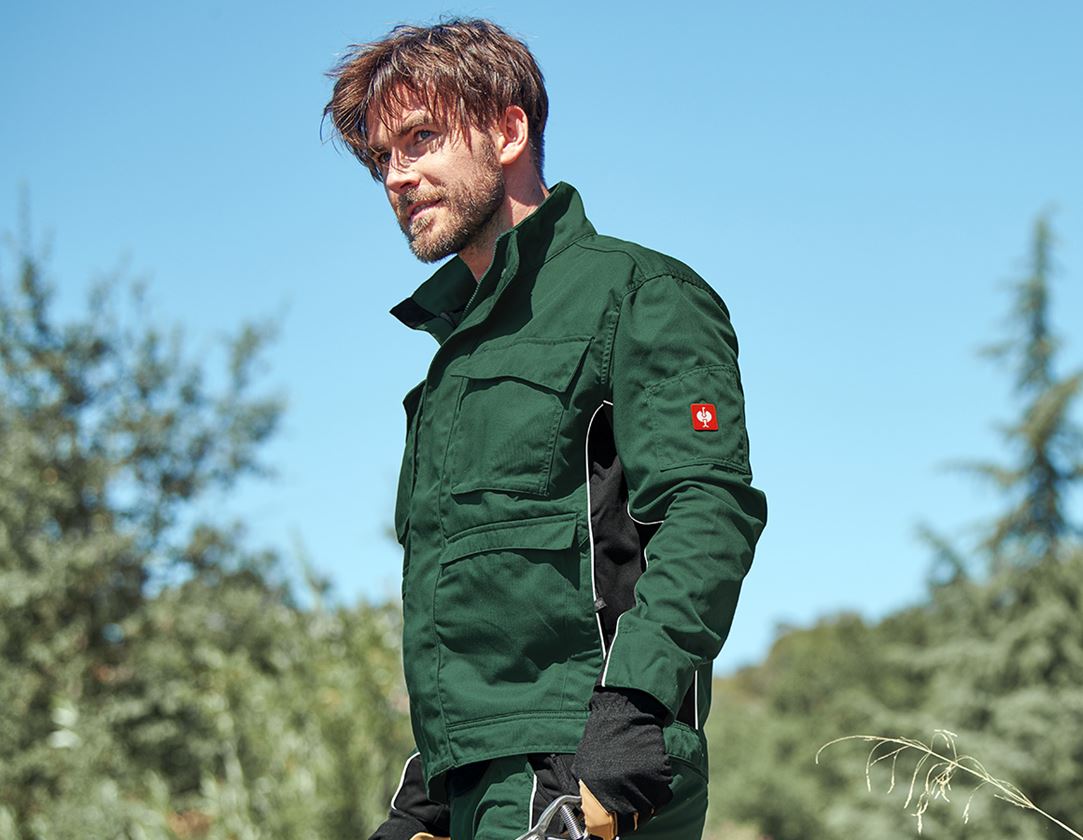 Themen: Berufsjacke e.s.active + grün/schwarz 1