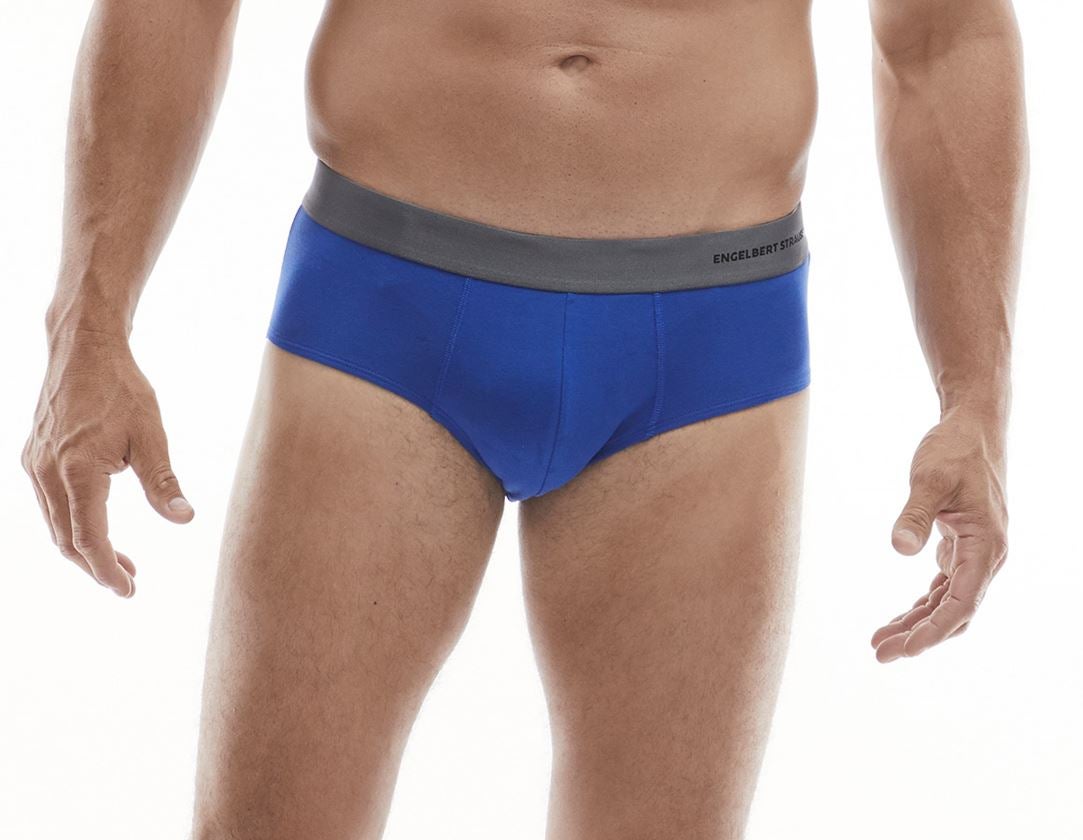 Unterwäsche | Thermokleidung: e.s. cotton stretch Slip + kornblau