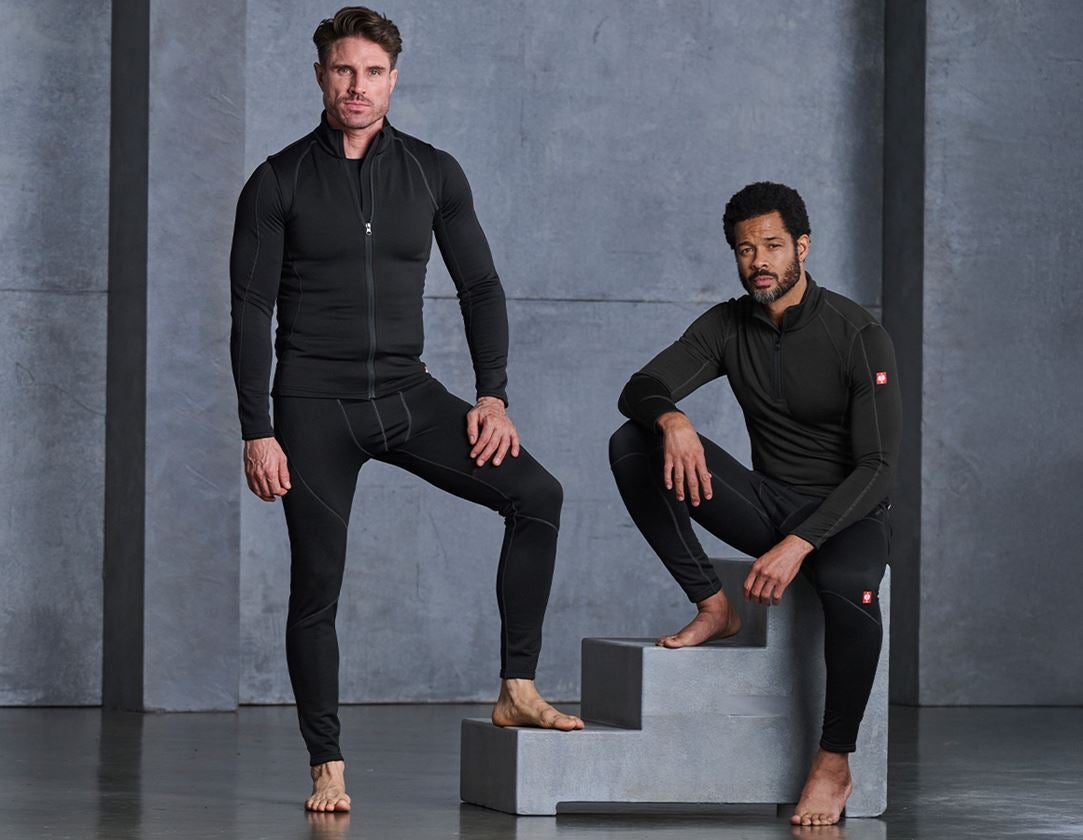 Westen: e.s. Funktions-Weste thermo stretch - x-warm + schwarz 2