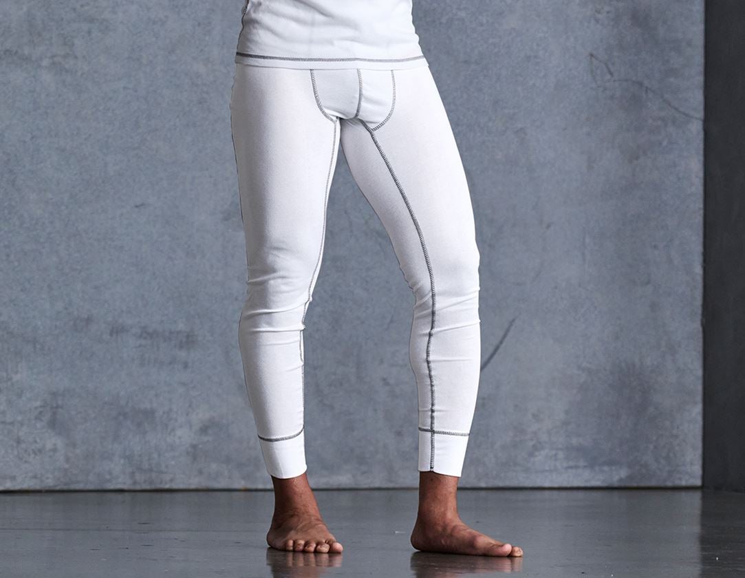 Unterwäsche | Thermokleidung: e.s. Funktions-Long Pants basis-light + weiß