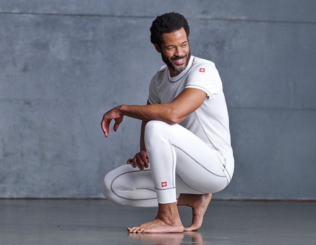 Unterwäsche | Thermokleidung: e.s. Funktions-Long Pants basis-light + weiß 1