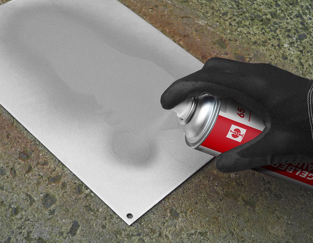 Sprays: e.s. Lackspray #65 + lichtgrau