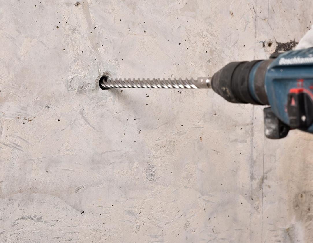 Bohrer: e.s.4-Schneider Steinbohrer Satz SDS-plus ultimate 2