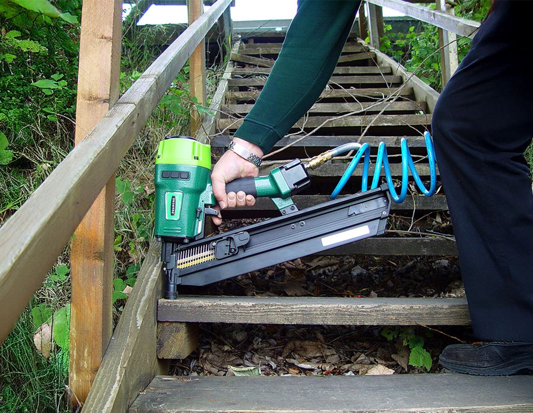 Druckluftwerkzeug | Zubehör: Druckluftnagler 7XR-RK90 + Rundkopfnägel Typ RK 1