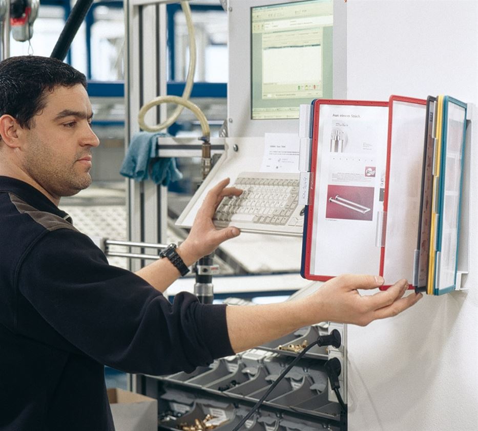 Präsentationszubehör: DURABLE VARIO Display Wall 10 + farblich sortiert 1