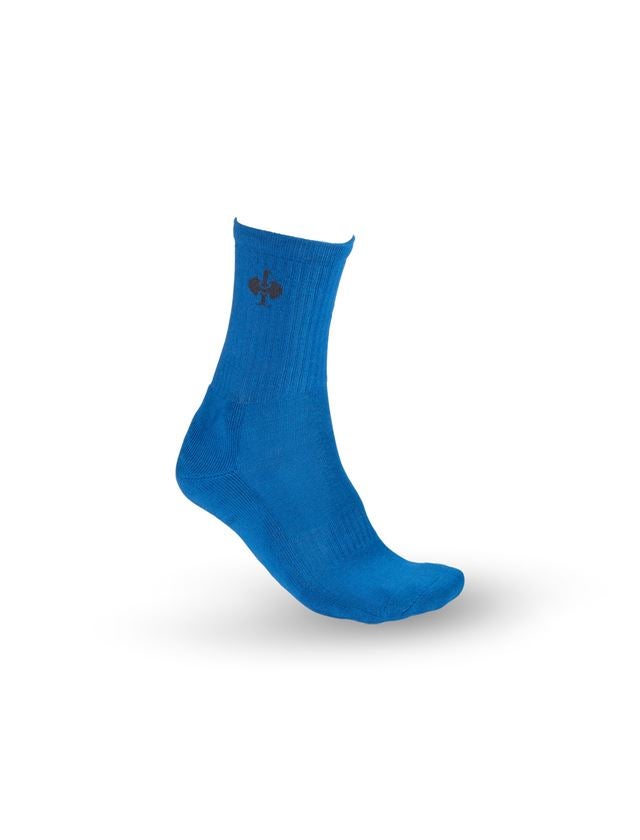 Socken | Strümpfe: e.s. Allround Socken Classic light/high, 3er Pack + enzianblau/graphit