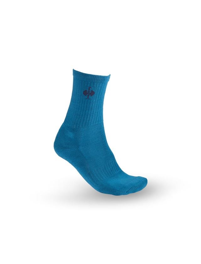 Socken | Strümpfe: e.s. Allround Socken Classic light/high, 3er Pack + atoll/dunkelblau