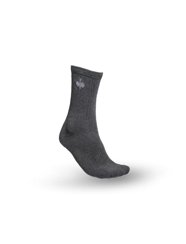 Socken | Strümpfe: e.s. Allround Socken Classic light/high, 3er Pack + anthrazit