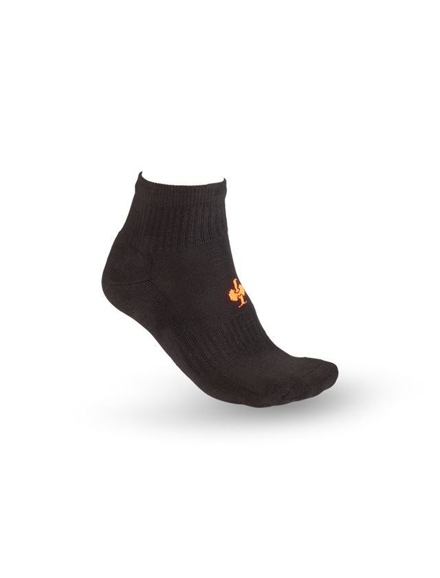 Socken | Strümpfe: e.s. Allround Socken Classic light/mid, 3er Pack + schwarz/warngelb