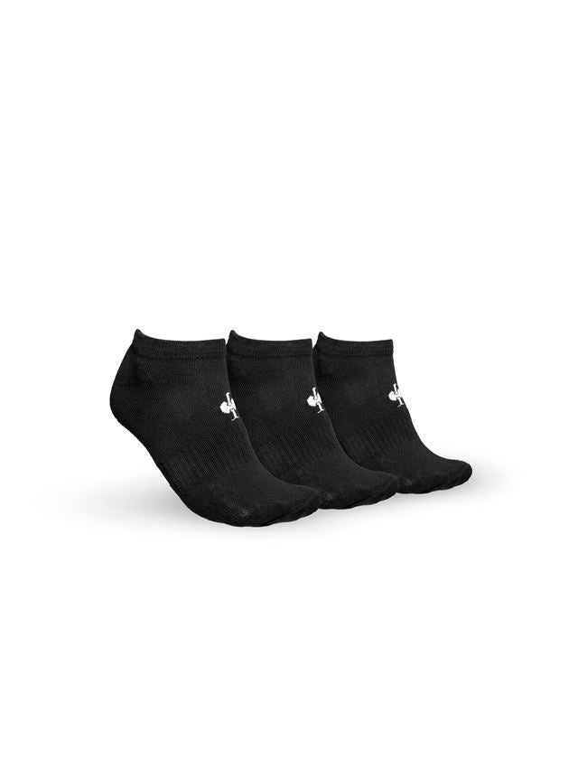 Socken | Strümpfe: e.s. Allround Socken Classic light/low, 3er Pack + schwarz