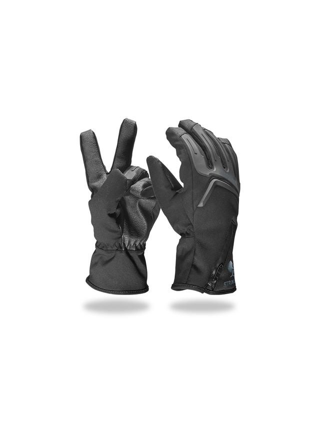 Kälte: e.s. Kinder Winterhandschuhe Proteus Ice + schwarz/grau