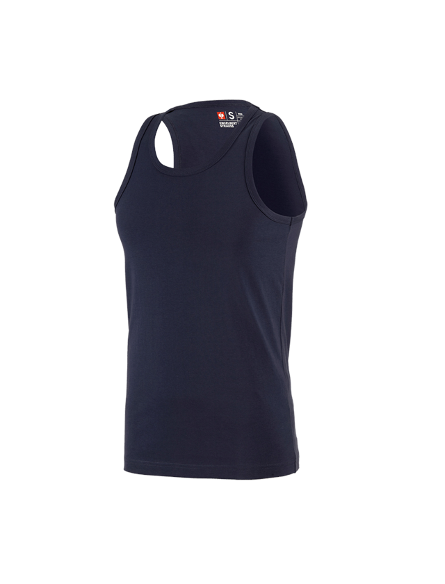 Shirts & Co.: e.s. Athletic-Shirt cotton + dunkelblau