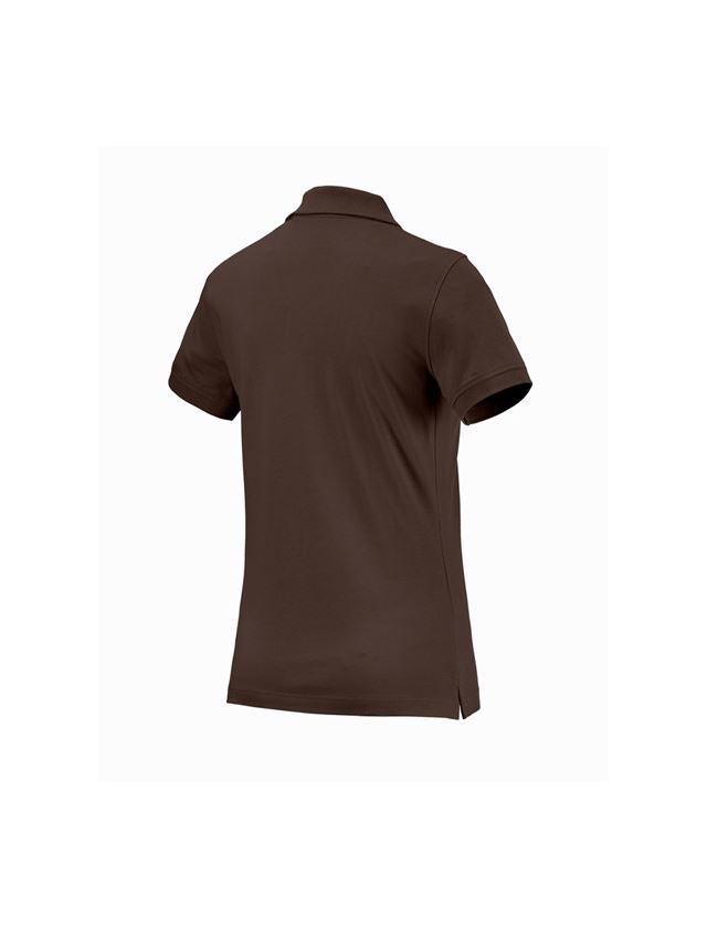 Shirts & Co.: e.s. Polo-Shirt cotton, Damen + kastanie 3