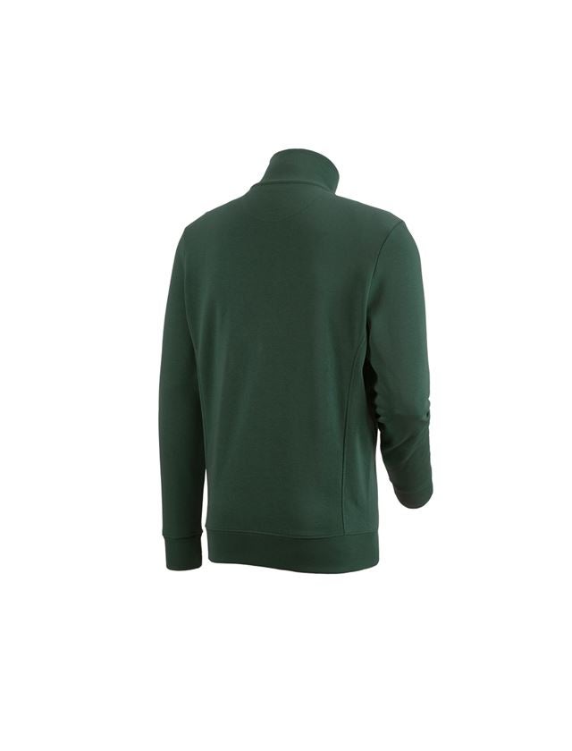 Shirts & Co.: e.s. Sweatjacke poly cotton + grün 2