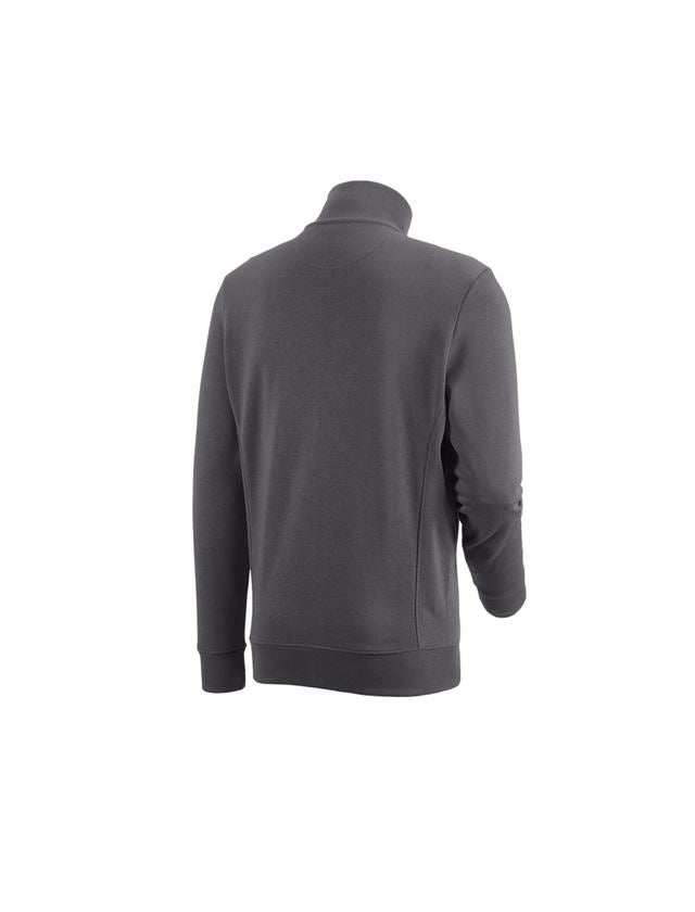 Shirts & Co.: e.s. Sweatjacke poly cotton + anthrazit 1