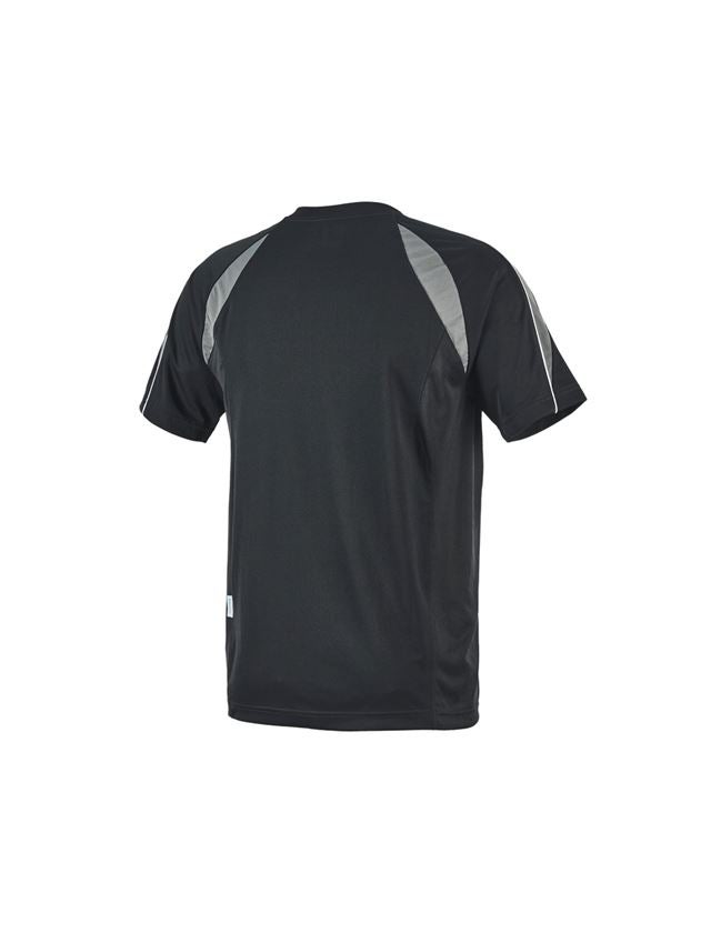 Shirts & Co.: e.s. Funktions-T-Shirt poly Silverfresh + graphit/zement 1