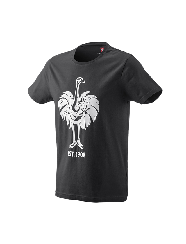 Shirts & Co.: e.s. T-Shirt 1908 + schwarz/weiß