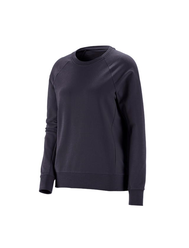 Shirts & Co.: e.s. Sweatshirt cotton stretch, Damen + dunkelblau 3