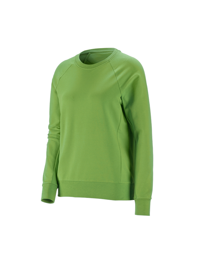 Shirts & Co.: e.s. Sweatshirt cotton stretch, Damen + seegrün 3