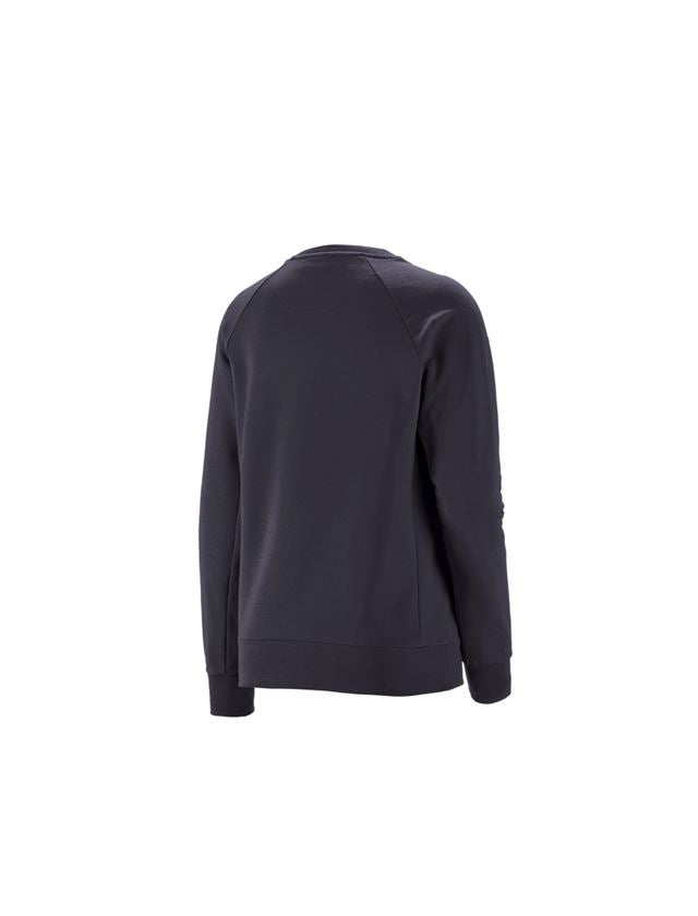 Shirts & Co.: e.s. Sweatshirt cotton stretch, Damen + dunkelblau 4
