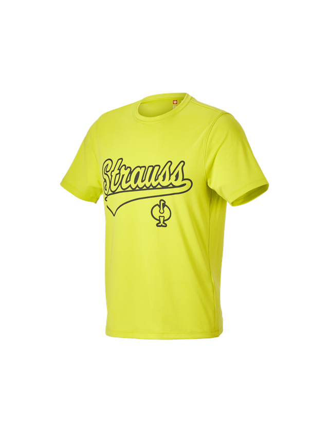 Shirts & Co.: e.s. Funktions T-Shirt Strauss + acidgelb