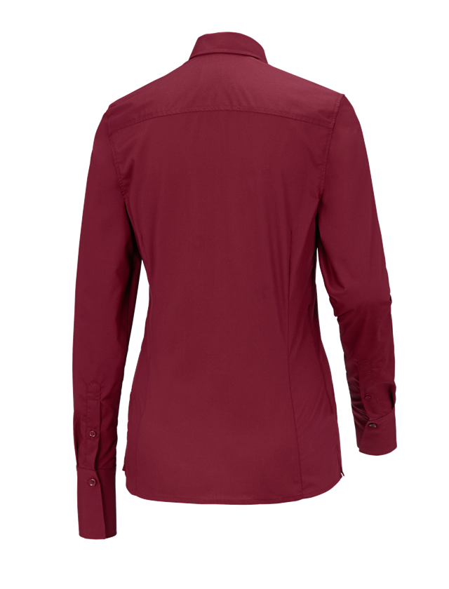 Shirts & Co.: Business Bluse e.s.comfort, langarm + rubin 4