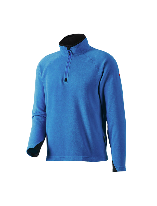 Shirts & Co.: Microfleece Troyer dryplexx® micro + enzianblau