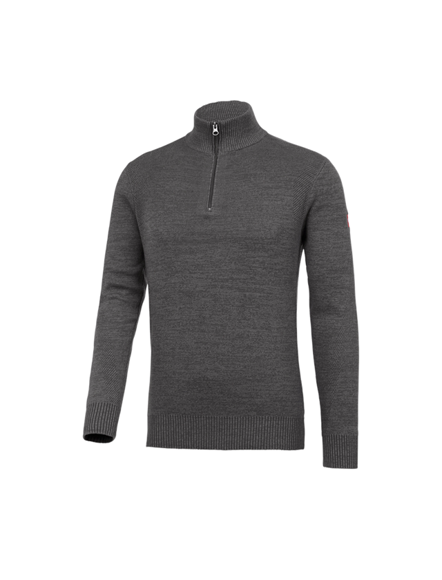 Shirts & Co.: e.s. Strick Troyer + titan melange 1