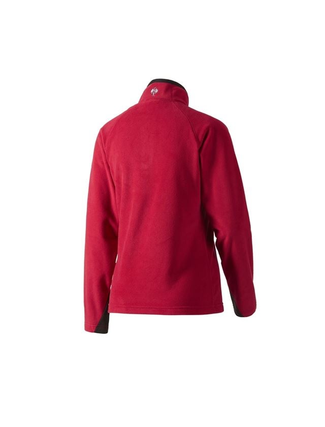 Shirts & Co.: Damen Microfleece Troyer dryplexx® micro + rot 2