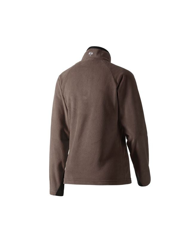 Shirts & Co.: Damen Microfleece Troyer dryplexx® micro + kastanie 4