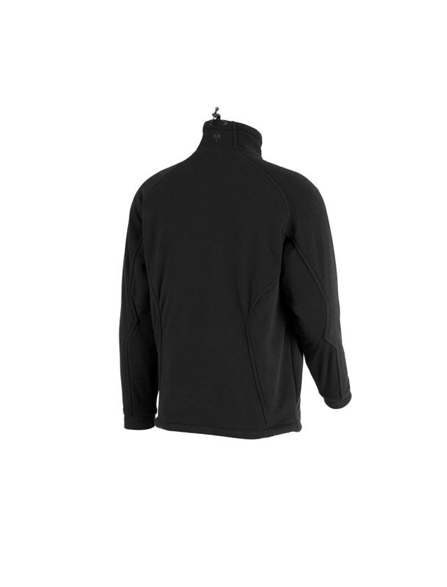 Jacken: Funktionsfleece-Jacke dryplexx® wind + schwarz 3