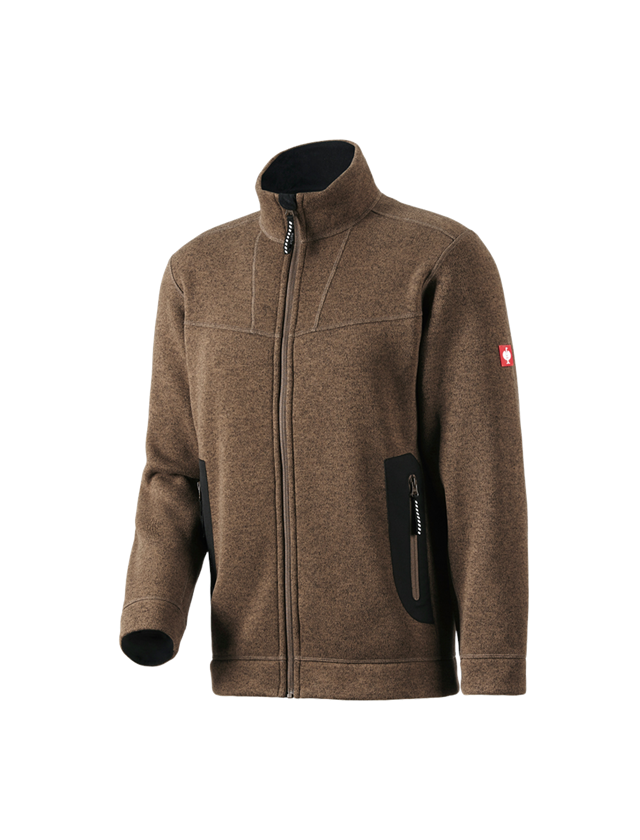 Jacken: e.s. Jacke therma-plus + haselnuss melange 2