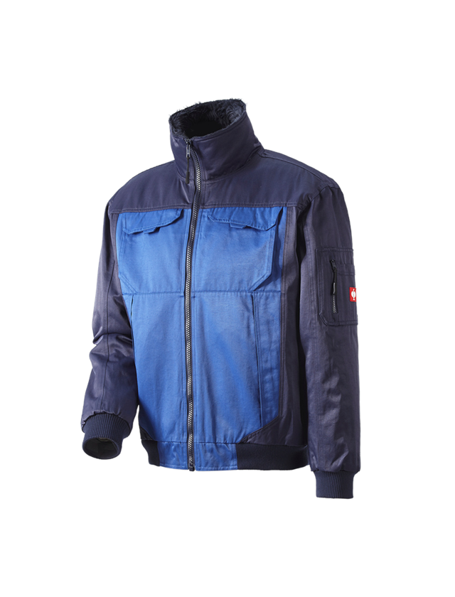 Jacken: Pilotenjacke Dakota II + kornblau/marine