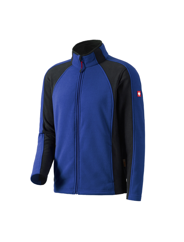 Jacken: Microfleece Jacke dryplexx® micro + kornblau/schwarz