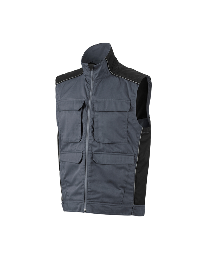 Westen: Weste e.s.active + grau/schwarz 2