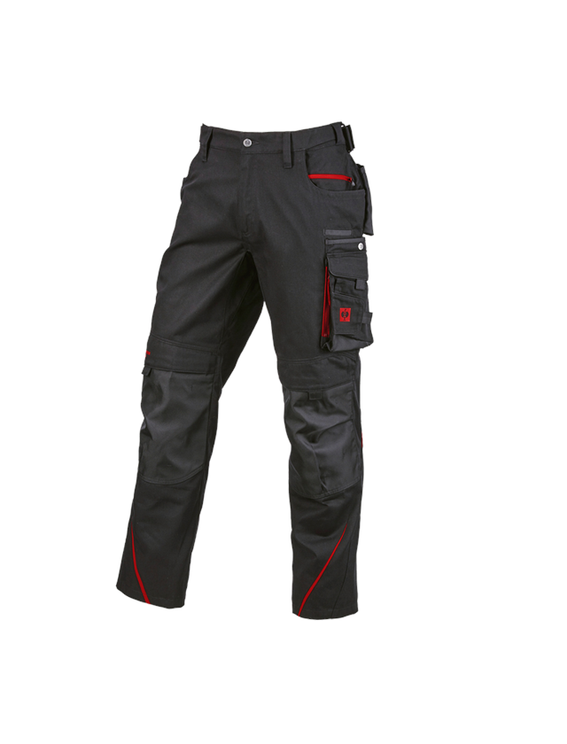 Kollaborationen: FCB Work Trousers + black/straussred 3