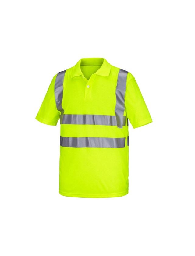 Themen: STONEKIT Warnschutz Polo-Shirt + warngelb