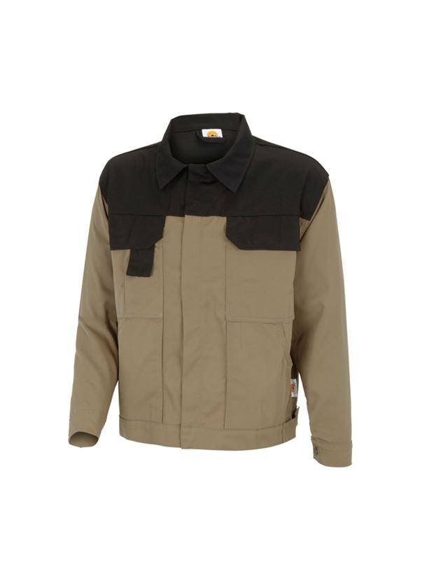 Jacken: STONEKIT Berufsjacke Odense + khaki/schwarz