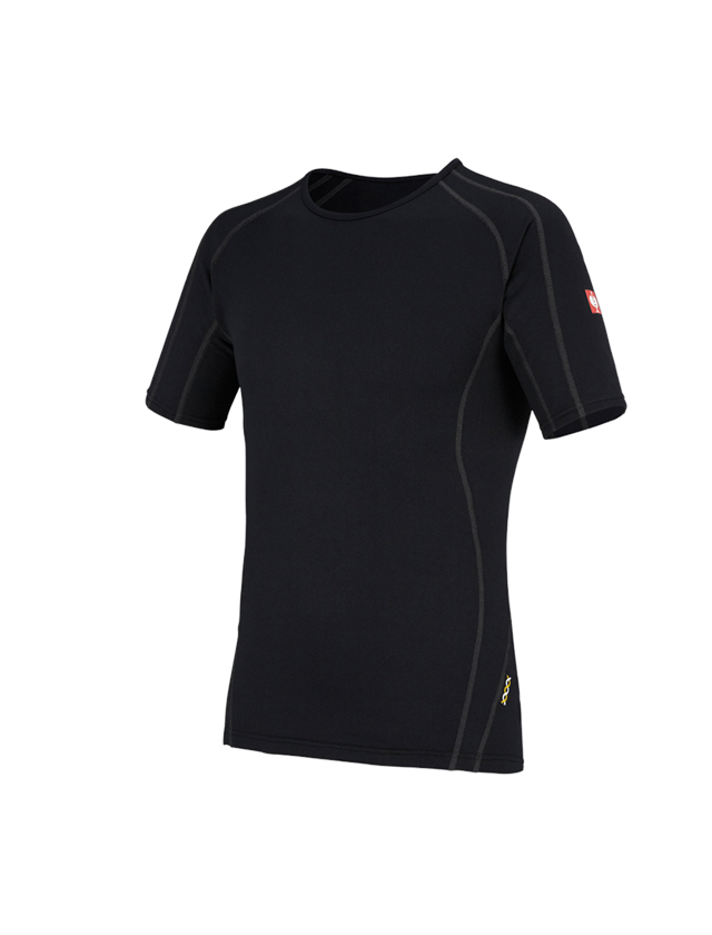 Unterwäsche | Thermokleidung: e.s. Funktions-T-Shirt clima-pro - warm, Herren + schwarz 6