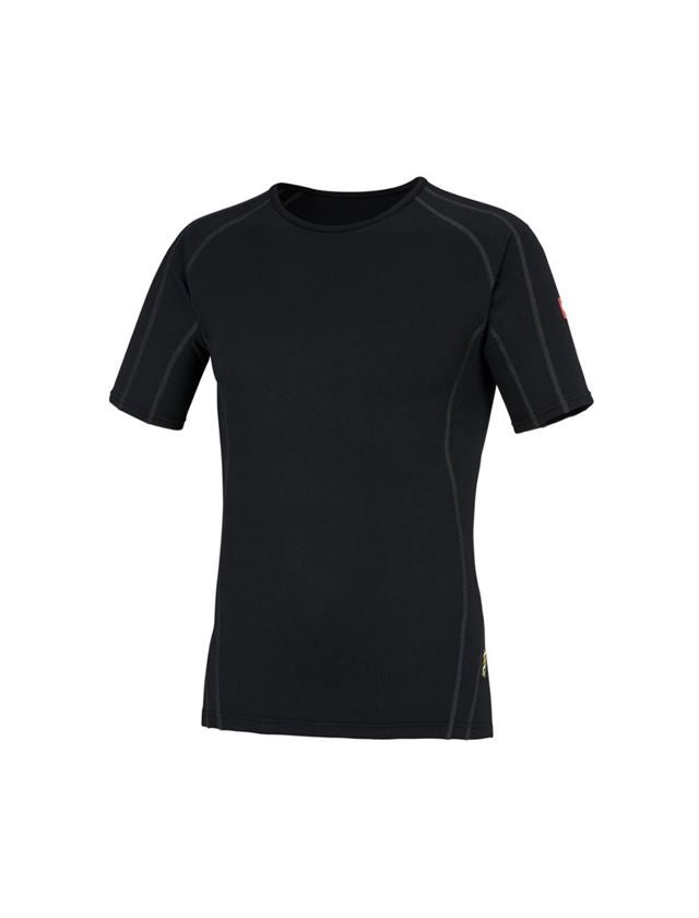 Unterwäsche | Thermokleidung: e.s. Funktions-T-Shirt clima-pro - warm, Herren + schwarz 5