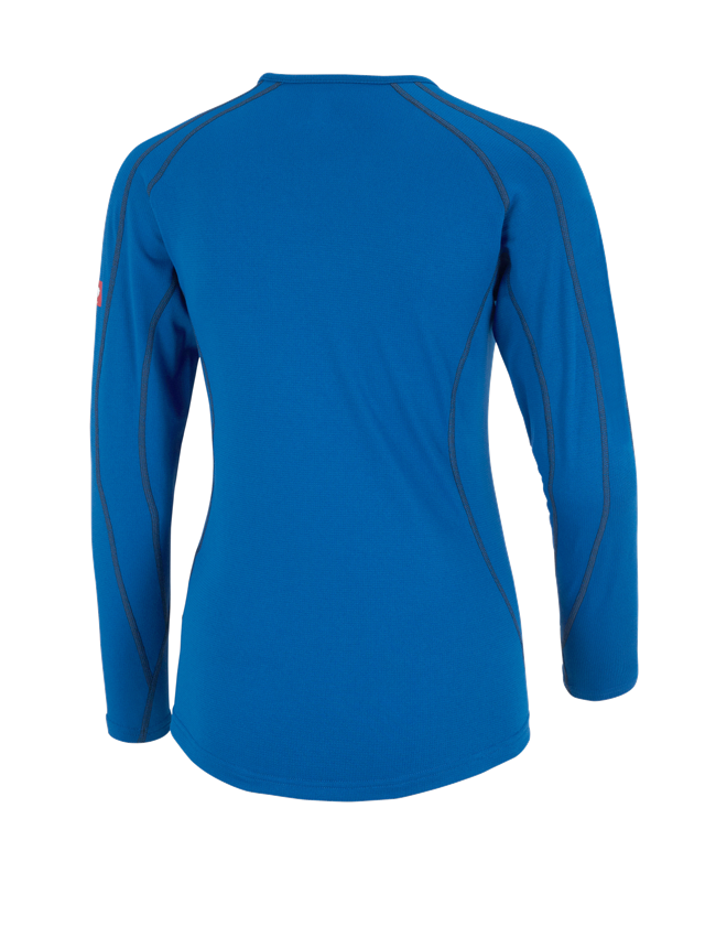 Funktionsunterwäsche: e.s. Funkt.-Longsleeve clima-pro - warm, Damen + enzianblau 4