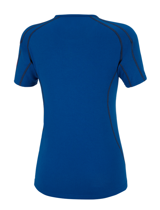 Funktionsunterwäsche: e.s. Funktions-T-Shirt clima-pro, warm, Damen + enzianblau 4