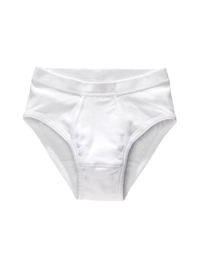 Unterwäsche | Thermokleidung: e.s. Slip Feinripp classic, 2er Pack + weiß