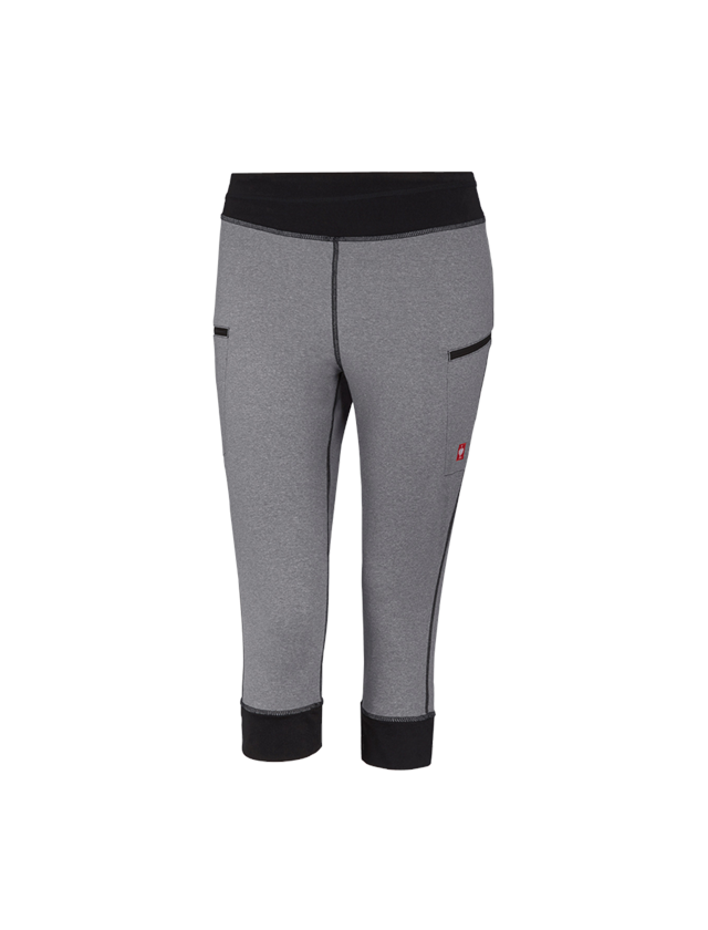 Hosen: e.s. 3/4 Berufs Jazzpant + grau melange