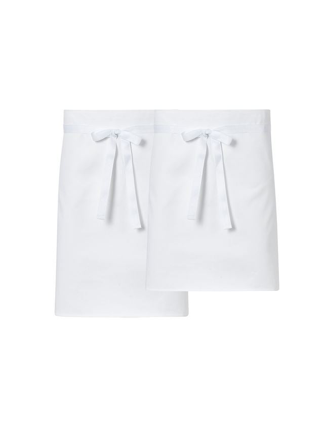 Schürzen: Vorbinder Baumwoll-Köper - 3er Pack + weiß