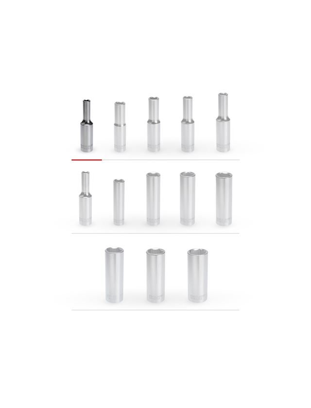 Steckschlüssel: e.s. Steckschlüssel-Einsatz 1/4 6-kant, lang