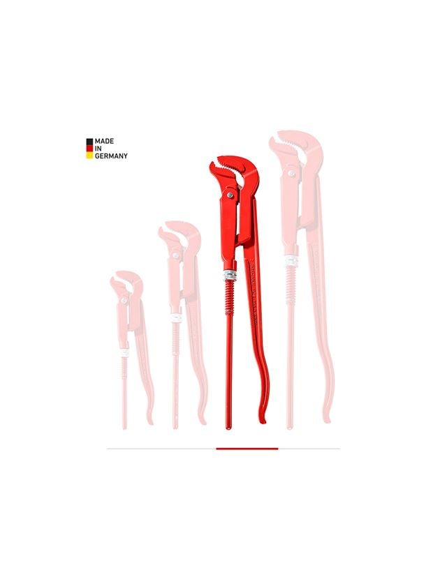 Zangen: Eckrohrzange S-Maul