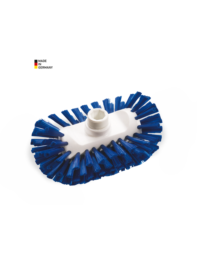 Besen | Bürsten | Schrubber: Milchtankbürste, blau o. Stiel + blau