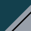 Farbicon, seeblau/platin/schwarz