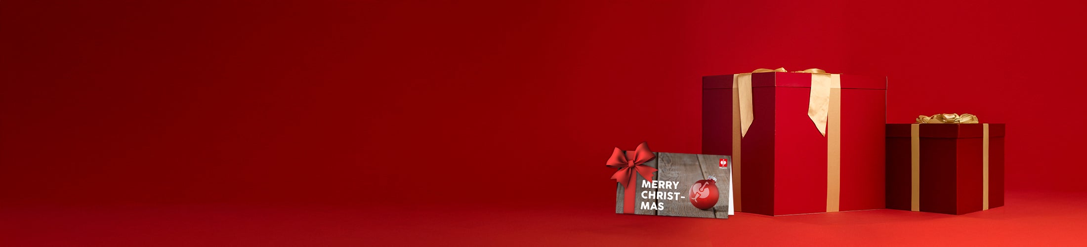 Familie in der neuen Strauss Weihnachts-Kollektion